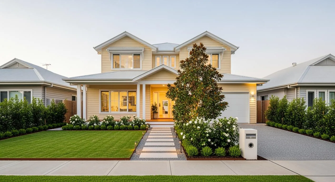 Freshly presented residential property exterior